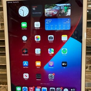 Apple Tablet with White Frame